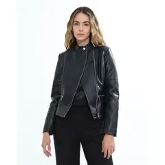 SEVEN SEVEN - Chaqueta Para Mujer Pu Color Negro Marca #28080645