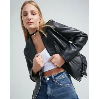 SEVEN SEVEN - Chaqueta Para Mujer Pu Color Negro Marca #28080644