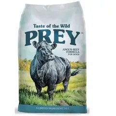 TASTE OF THE WILD - Prey Angus Beef Perros Adultos 8lb Nuevo