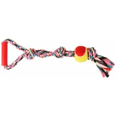 TRIXIE - Juguete Perros Denta Fun Cuerda Pelota Tennis