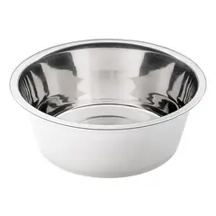 FERPLAST - Comedero Plato Acero Inoxidable Perro Gato Orion 56