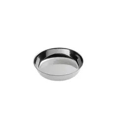 FERPLAST - Comedero Plato Acero Inoxidable Perro Gato Orion 50