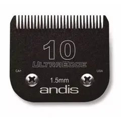 ANDIS - Cuchilla 10 Negra Ultraedge + Electro Glide 1.5mm