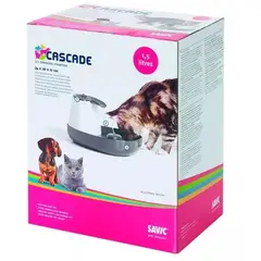 SAVIC PETS FAVOURITE - Bebedero Perros Gatos Tipo Fuente Savic Cascade 1.5lt