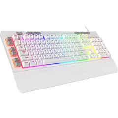 REDRAGON - Teclado gamer shiva K512W-RGB-1-S blanco