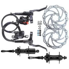 SHIMANO - Freno Disco Hidraulico Manzanas Rotor 6 Tornillo Mtb