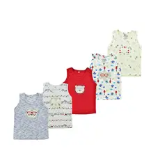 MUNDO BEBE - Camisetas esqueletos para niño bebe x5und