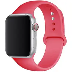 GENERICO - Correa de silicona para AppIe Watch Series 42-44-45mm talla SM Salmon