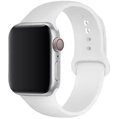 GENERICO - Correa de silicona para AppIe Watch Series 38-40-41mm talla SM Blanco