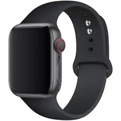 GENERICO - Correa de silicona para AppIe Watch Series 38-40-41mm talla SM Negro