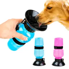 GENERICO - Bebedero Termo Portatil Azul Agua Para Perros Aqua Dog.