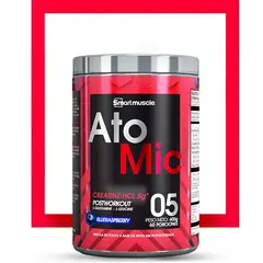 MUSCLEMEDS - Atomic creatina hcl 5gr 600gr Smartmuscle - Sabor Orange