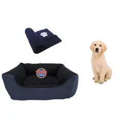 HALLY PET - Cama impermeable mediana cobija térmica grande