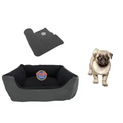 HALLY PET - Cama impermeable mediana cobija térmica grande