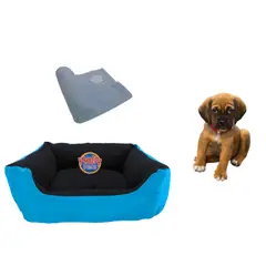 HALLY PET - Cama impermeable mediana cobija térmica grande