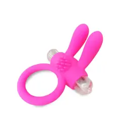 GENERICO - Anillo vibrador Rabbid o Bunny con bala Morado