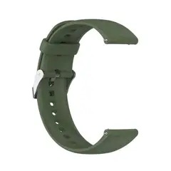 GENERICO - Correa Pulso De Silicona 22mm Para Huawei Watch 3 de 46mm - Verde militar