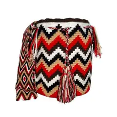 ARTESANAL - Mochila Wayúu Hecha a Mano 100 Original Colombiana WD-15_.