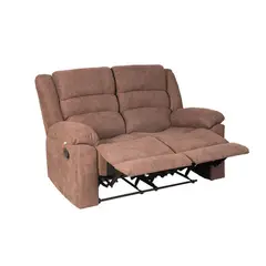 MUEBLES FIOTTI - Sofa reclinable 2 puestos Cafe Glory
