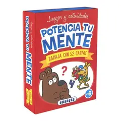 SUSAETA - Potencia Tu Mente, Juegos Y Actividades. Baraja 52 Cartas