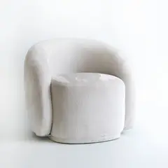 ENMADERA - Poltrona Auxiliar Marly Color Blanco