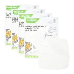 ESSENZA - Papel Pergamino Horneable para Freidora de Aire Set X 80 Unidades