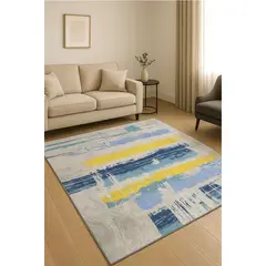AMERICO SHOP - Tapete Decorativo Moderno 150x200 cm Diseño Elegante Minimalista