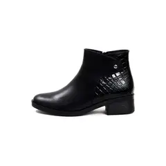 OCAI - Botín Cuero Mujer Negro Emilia 001