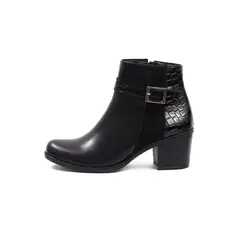 OCAI - Botín Cuero Mujer Negro Dana 001