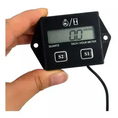 GENERICO - Tacómetro digital medidor de Rpm Horómetro Motores Carro