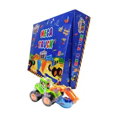 GENERICO - Candy Toy Mega Truck Excavadora X 8 Uds