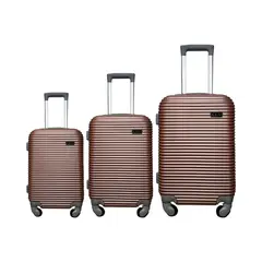 LLG LIULANGGOU - Set X3 Maletas De Viaje En Plástico (21 / 25 / 29 Pulgadas)
