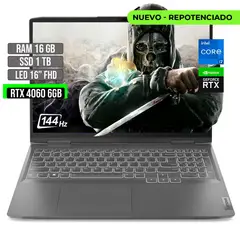 Lenovo - LOQ INTEL CORE I7-13620H SSD 1TB RAM 16GB RTX 4050 6GB LED 16" FHD 144Hz