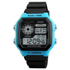 SKMEI - Reloj de Caballero Digital Original en resina y Caja Plastica