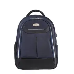 MARIO HERNANDEZ - Morral Curvo Dos Cremalleras Azul Urban