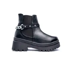 VERA Y BAHIA - Botines para Mujer con Cadena Removible Marca