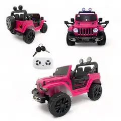 BEBESUNITA - REF 102 Carro Eléctrico Niño Niña 4x4 JLlaves CRemoto
