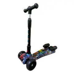 GENERICO - Patineta Scooter Con Humo Para Niños Bluetooth Big Hero