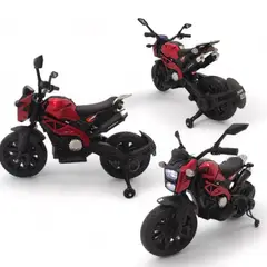 BEBESUNITA - REF 14 Moto Eléctrica Para Niño Niña Ducaty 4x4 Ll/Goma