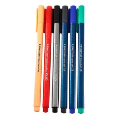 STAEDTLER - Set Resaltador, Bolígrafo, Micropunta X 6 Piezas