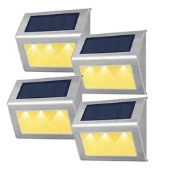 MAXWELL - Foco Reflector Solar Led Exterior Escaleras Set 4-