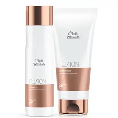 WELLA - Kit Fusion Reparación Shampoo + Acondicionador