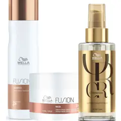 WELLA - Kit Fusion Shampoo Mascarilla Oleo