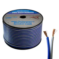 AVC - Cable Polarizado 2x12 Azul-Gris 100Mts.
