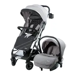 EBABY - Coche Maleta con Portabebé URBAN WAY EB136 Gris
