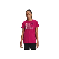 UNDER ARMOUR - Camiseta Mujer BHM SS Rosado UNDER ARMOUR.