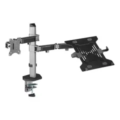 LINKON - Soporte Brazo Doble Monitor Portatil Escritorio Lujo-