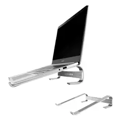 LINKON - Soporte Base Alzador Aluminio Para Portatil Y Macbook 10-18