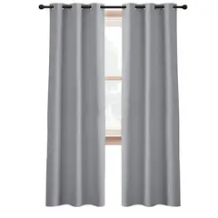 CASATUA - Cortina Semi Blackout Un Paño 140x220cm Aislante - Gris-