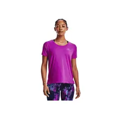 UNDER ARMOUR - Camiseta Mujer RUSH ENERGY SS Purpura UNDER ARMOUR.